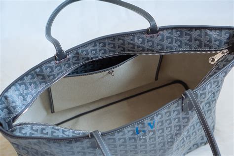 goyard tote zipper